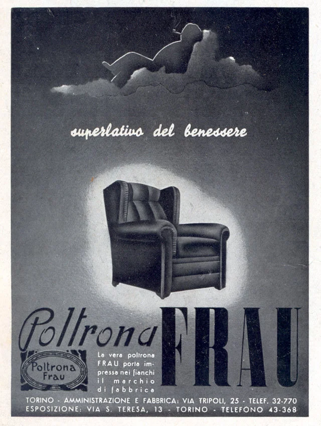 Pubblicità Poltrona Frau 1929
