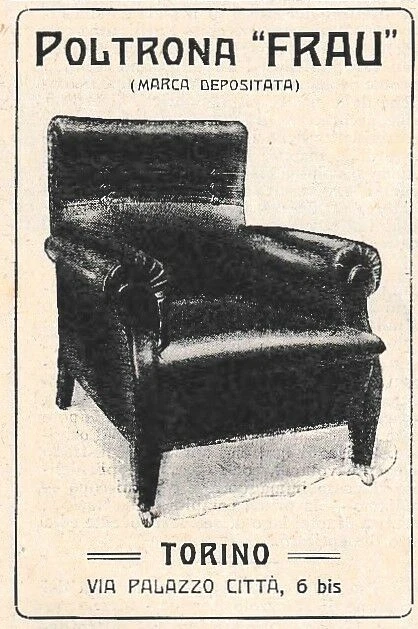 Pubblicità Poltrona Frau 1922