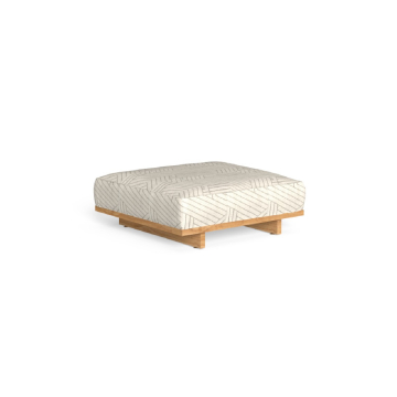 Argo Wood Pouf