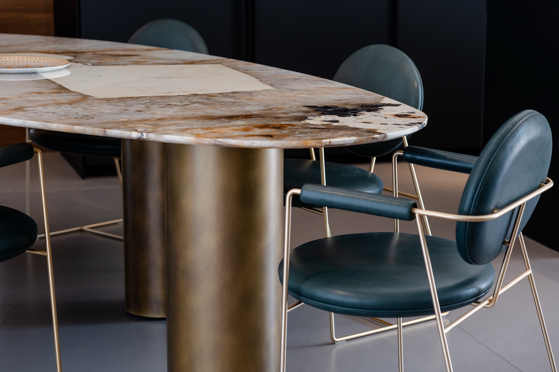 arredi baxter per la sala da pranzo open-space