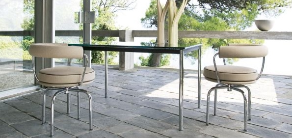 le corbusier LC10 Table en tube