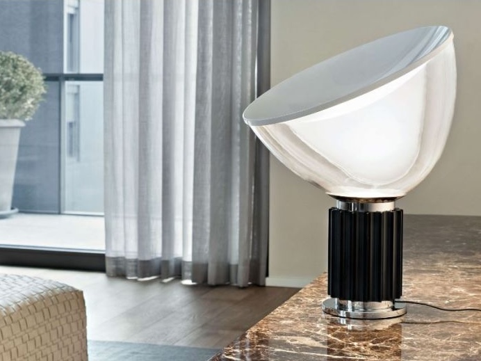 lampada da tavolo flos taccia small nera regali per la casa